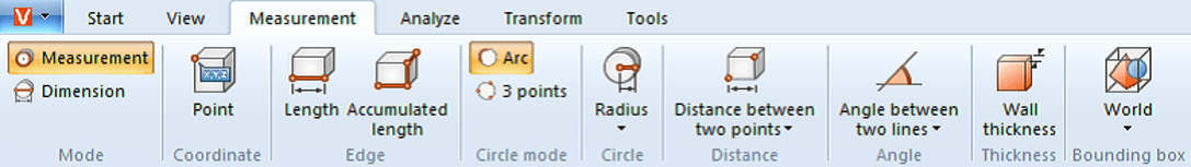 CAD model measurement tool with 3DViewStation